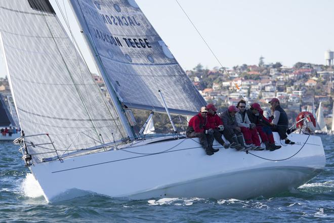 Triple treat for Damian Barker and the Alpha Carinae crew - Land Rover Winter Series 2014 © David Brogan www.sailpix.com.au